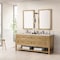 James Martin Vanities Breckenridge 72in Double Vanity, Light Natural Oak w/ 3 CM Eternal Marfil Top 330-V72-LNO-3EMR - alternate 3